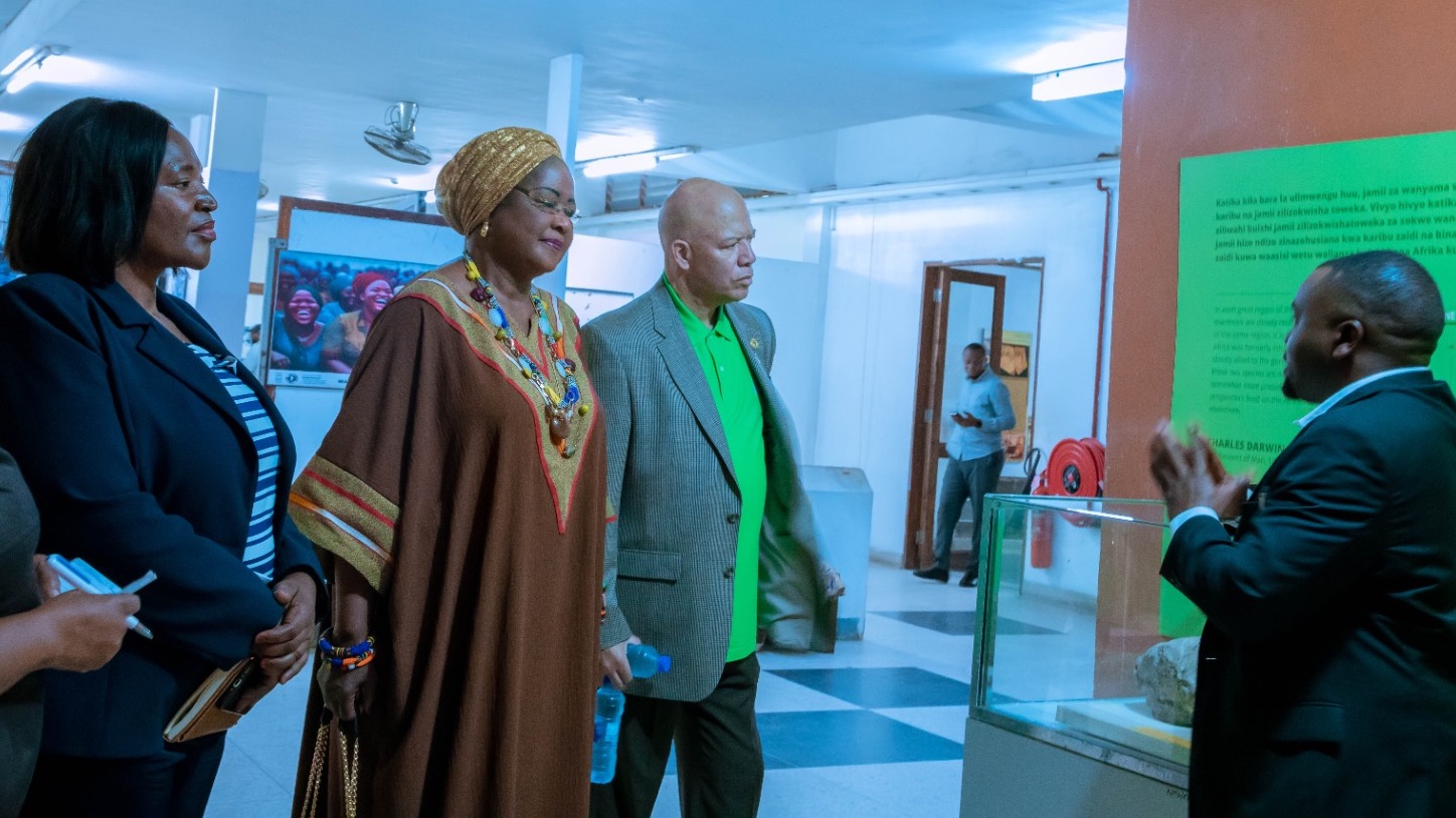 ZIARA YA RAIS WA TAASISI YA DIASPORA KUFUNGUA MILANGO YA UTALII MAKUMBUSHO YA TAIFA LA TANZANIA